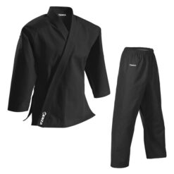 Black Karate Full Uniform with Belt