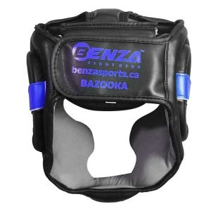Alternative view of Benza Bazooka Series Sparring Head Guard : Black/Blue