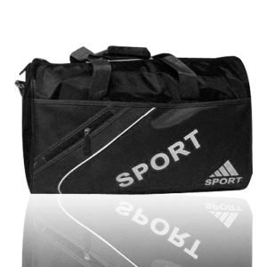 Sports Duffel Bag for Team Karate Taekwondo Colour Black
