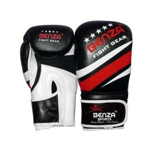 Alternative view of Thai Boxing Glove Advance Tech Genuine Leather BLK/RED