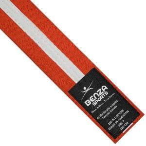 Karate Taekwondo White Stripe Belts - Image 5