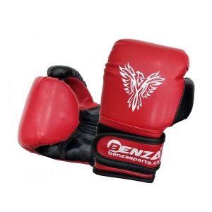 Alternative view of Solid Series 4 Ounce toddler boxing glove - Red
