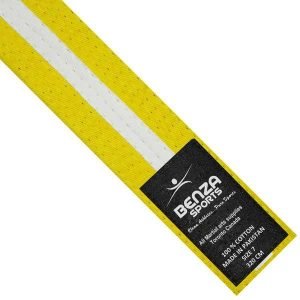 Karate Taekwondo White Stripe Belts